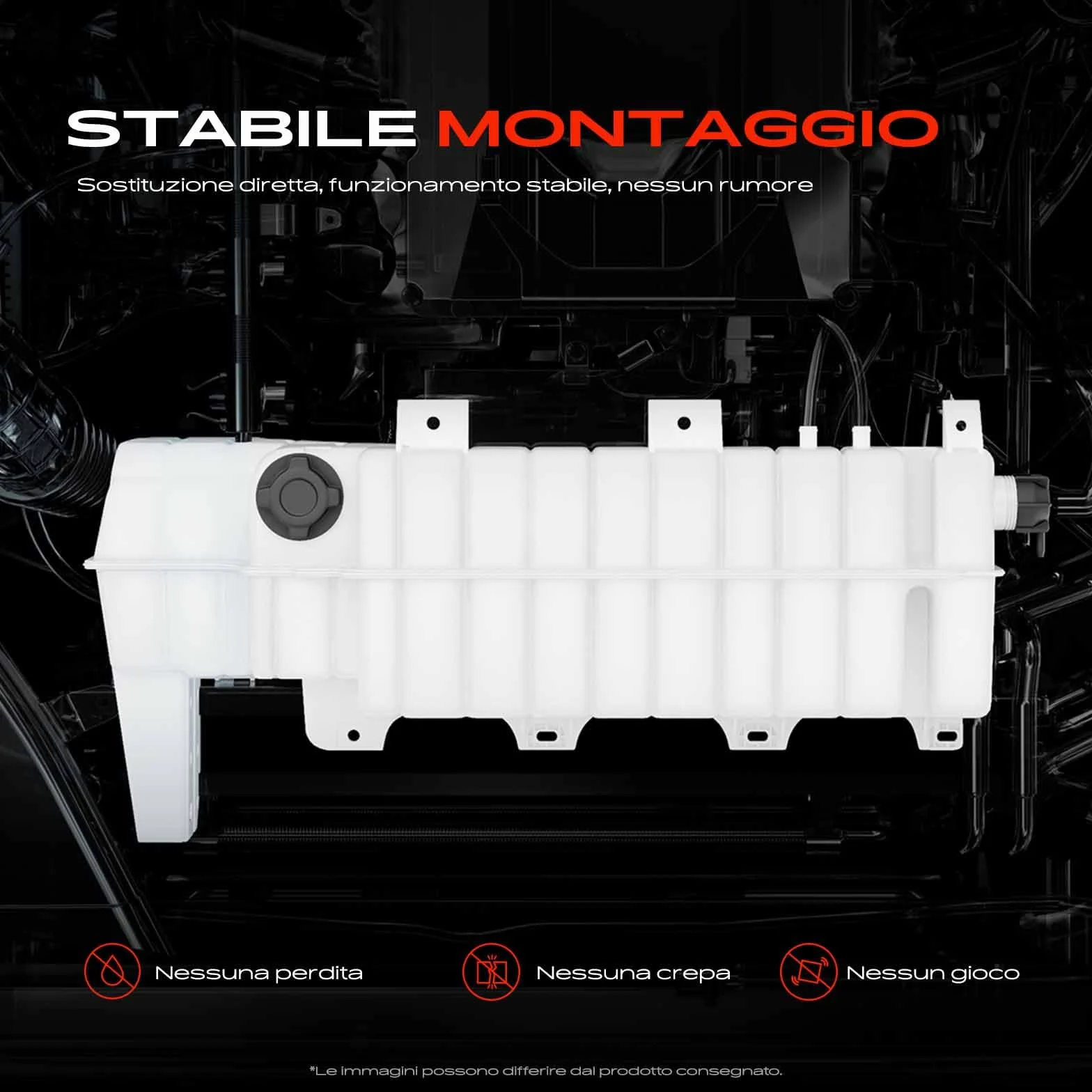 Frankberg Serbatoio di Espansione Refrigerante Intestazione Serbatoio Raffreddamento Compatibile con Corsa D S07 1.2 Corsa D S07 1.0 Corsa D S07 1.4 Corsa D S07 1.2 LPG Corsa D S07 1.4 LPG 13312277