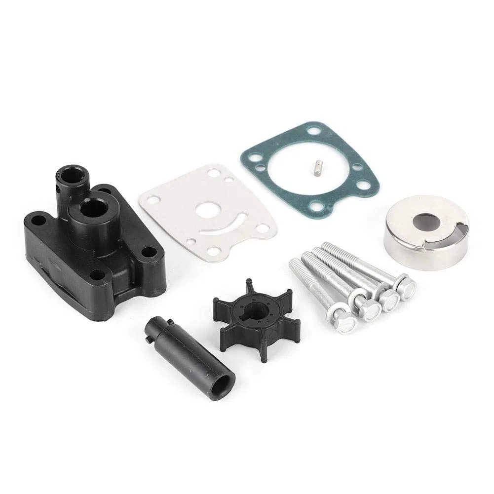 Qiilu Kit di riparazione della girante della pompa dell'acqua, 6E0-W0078- Kit di riparazione della girante della pompa dell'acqua fuoribordo Adatto per 4 CV 5 CV 2A 4C fuoribordo