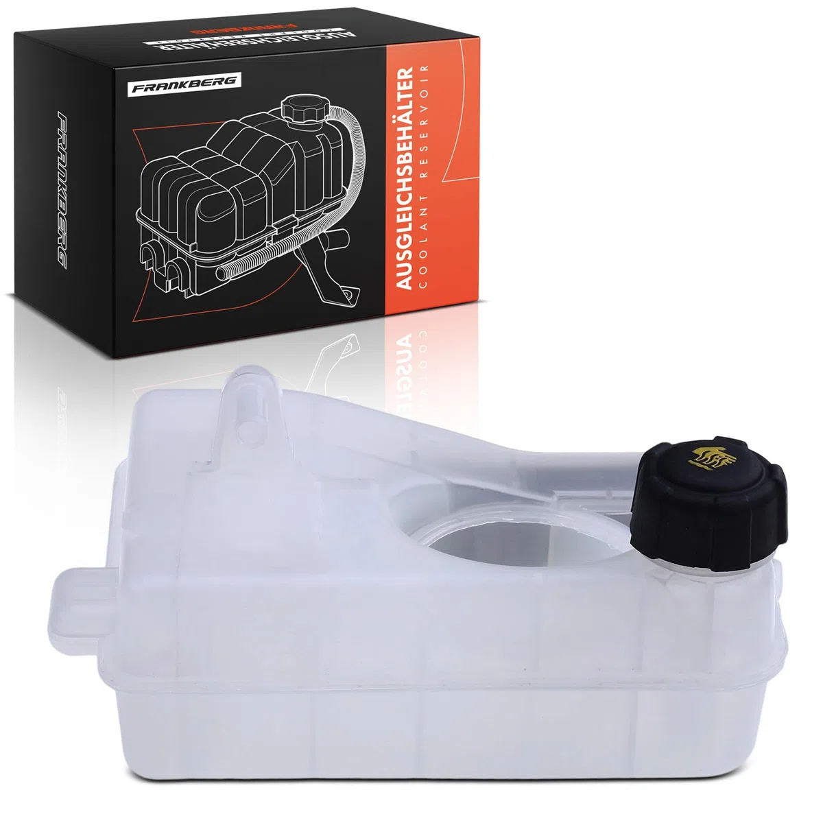 Frankberg Serbatoio di Espansione Refrigerante Intestazione Serbatoio Raffreddamento Compatibile con Twingo I C06 1.2 1.2 16V 1993-2007 Replace# 7701473018