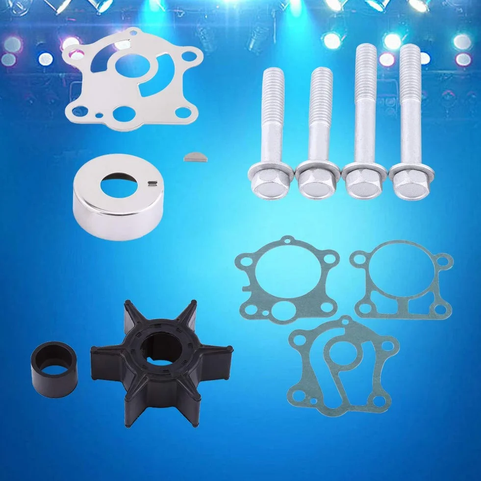 Kit Pompa Acqua, Riparazione Pompa Acqua Ricostruzione Kit girante Kit Riparazione fuoribordo per Motori fuoribordo 2 Tempi / 1984-1994 6H4-W0078-00-00