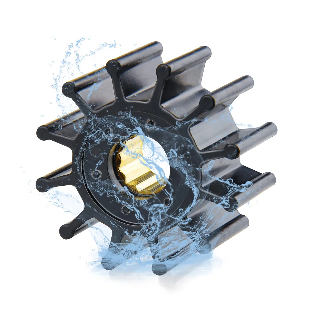 Girante per Pompa dell’Acqua, 12 Lame, 09-1027B 09-1027B-1 OMC 3588256