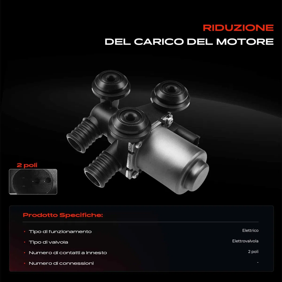 Valvola di regolazione del refrigerante per 3 Cabriolet Coupe Touring E46 Serie 5 Touring E39 X3 E83 1.6L 1.9L 2.0L 2.2L 2.5L 2.8L 2.9L 3.0L 1998-2007 64118369805