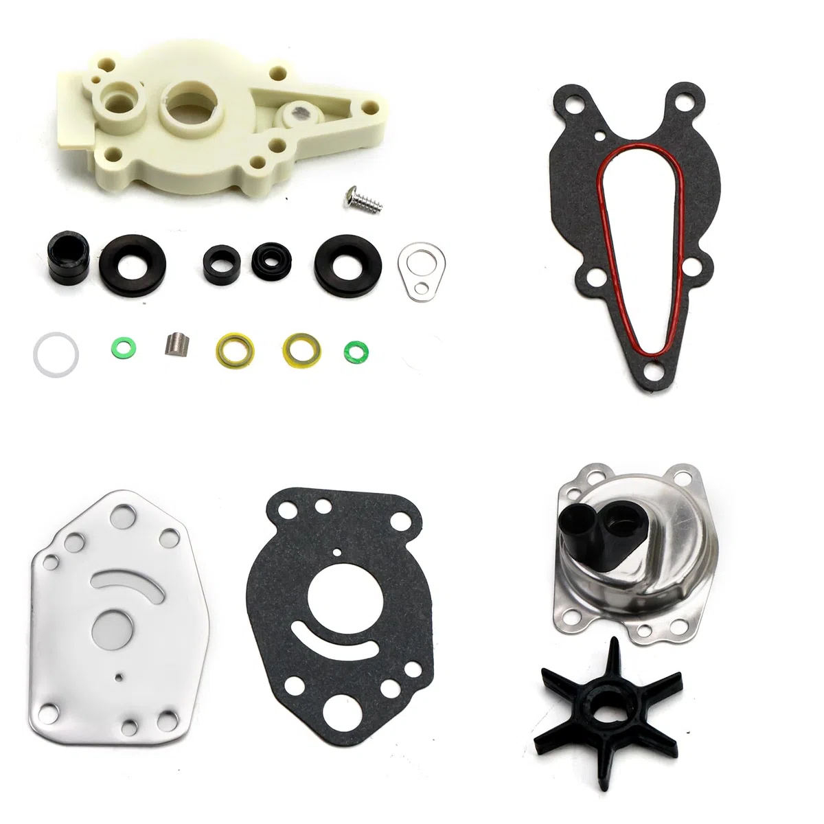 Pompa Acqua Kit Riparazione fur Mercury Mariner Set 6 HP 8 PS 9 PS 15 PS 6 8 9.9 10 15 HP Kit Riparazione 4642089A5