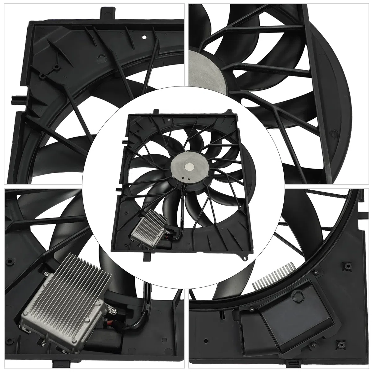 Ventola di raffreddamento del motore, 12 V, 4 poli, 11 pale, in nylon, ricambio diretto per Mercedes-Benz Classe S W220 S280 S320 S350 S400 SL R230 CLK C209 CLS C219 Classe E W211 S211 W 221