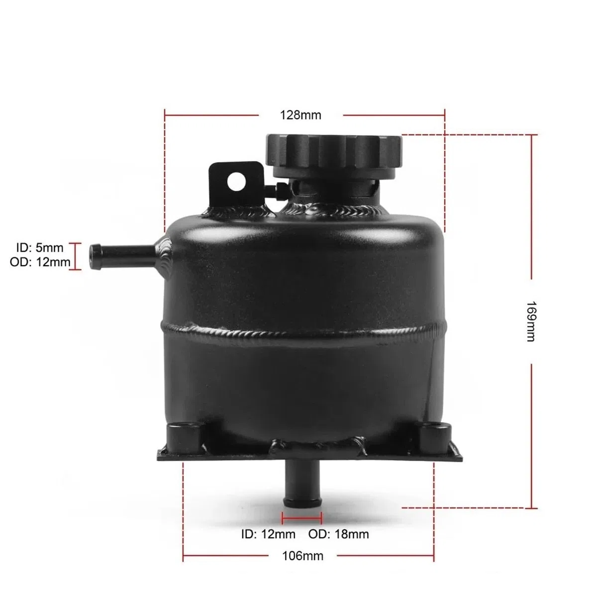 Vaschette Liquido Radiatori Per Mini Per Cooper S R52 R53 Radiatore In Alluminio Argento Lucido Serbatoio Espansione Per Acqua Di Raffreddamento(Silver)