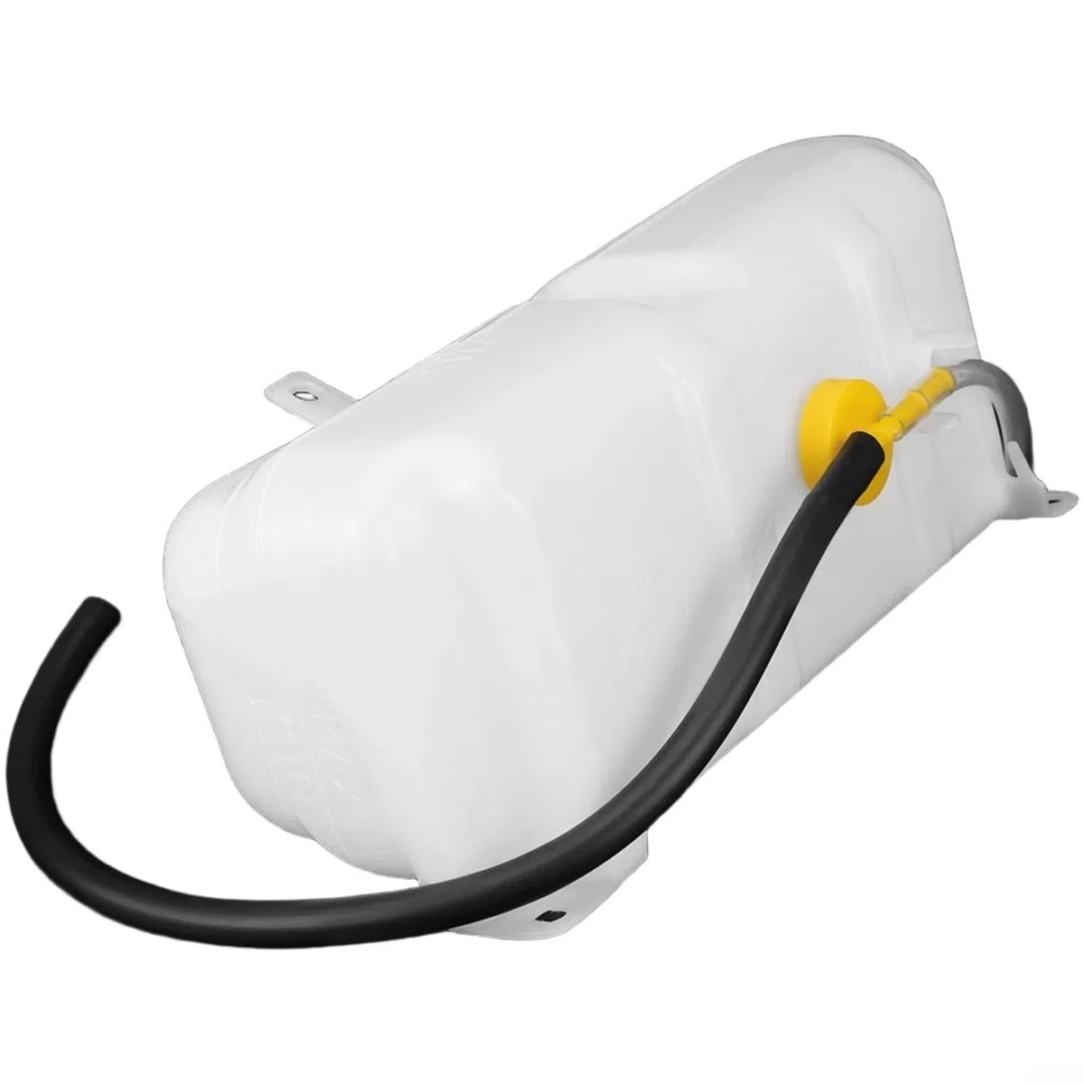 Serbatoio di espansione del liquido refrigerante in plastica a doppio tubo per Nissan Patrol Y60 88-97 per Ford Maverick 88-94 2.8L 3.0L 4.2L Motore sostituisce 17931-NI020DO Bianco