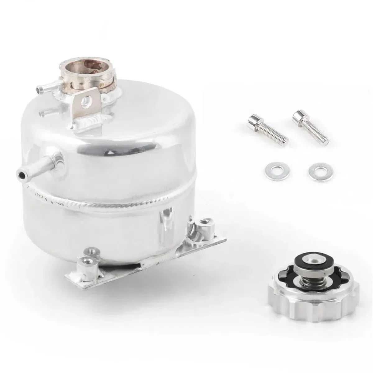 Vaschette Liquido Radiatori Per Mini Per Cooper S R52 R53 Radiatore In Alluminio Argento Lucido Serbatoio Espansione Per Acqua Di Raffreddamento(Silver)