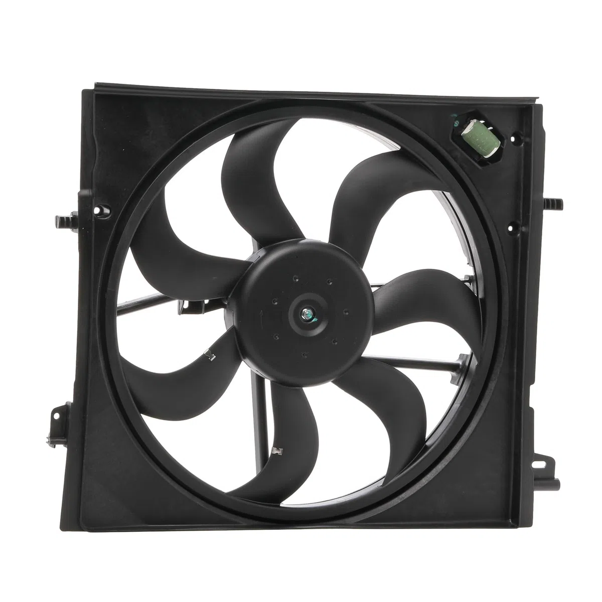 RIDEX 508R0229 Ventola radiatore con supporto con telaio ventola radiatore (telaio) Compatibilità con RENAULT Kadjar HA, HL
