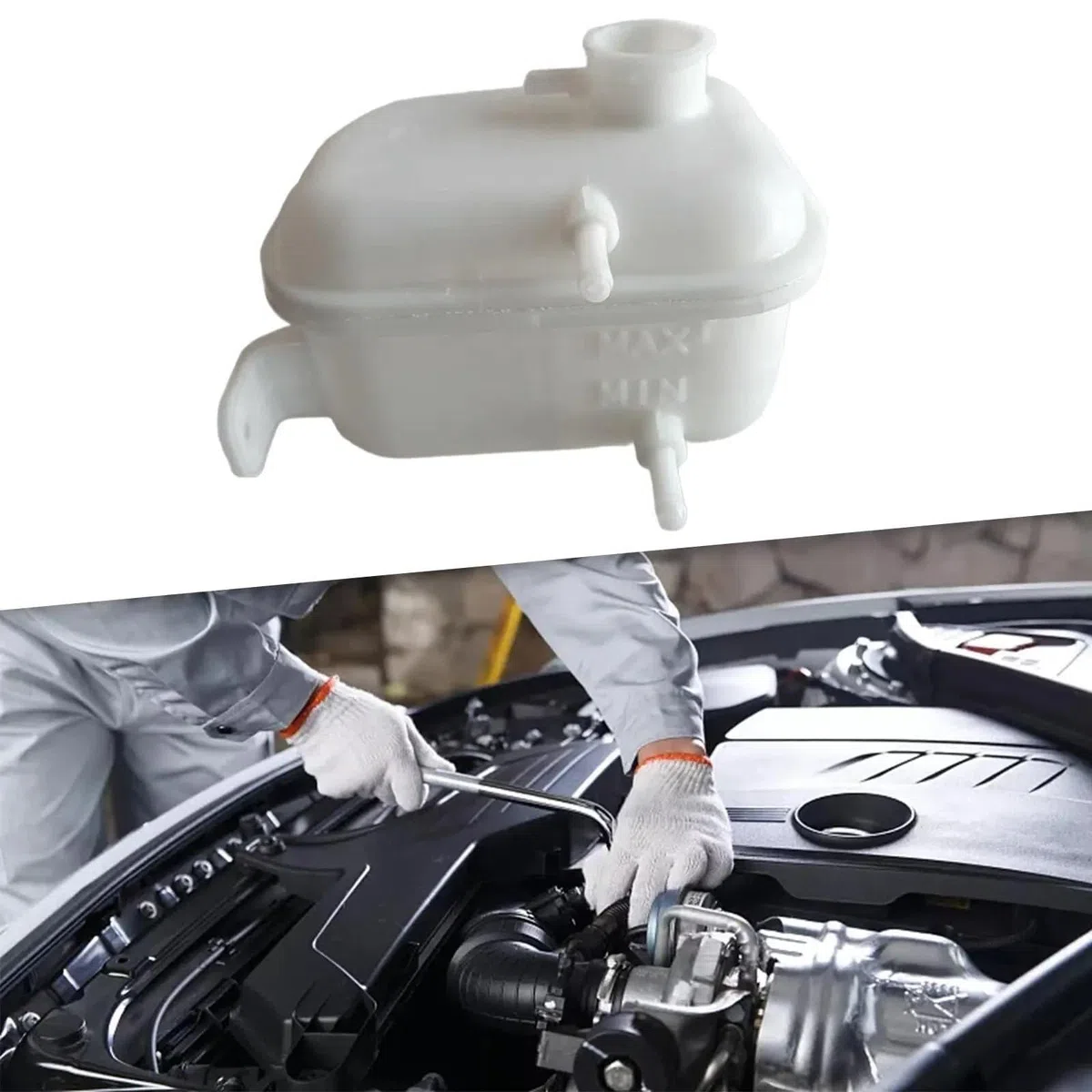 Serbatoio refrigerante Compatibile con Hyundai per I30 CW 2007 2008 2009 2010 2011 2012 Auto Motore Recupero Liquido Raffreddamento Serbatoio Troppo Pieno Serbatoio Espansione 254312H100