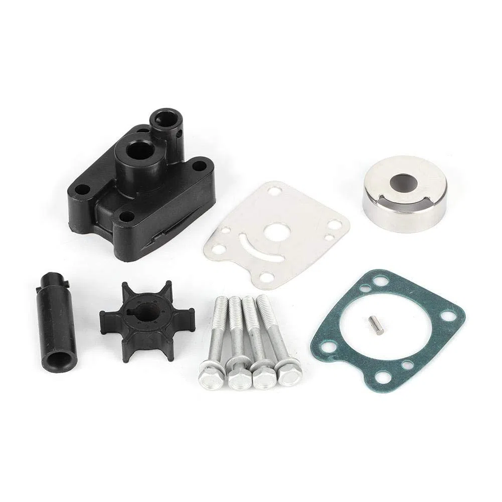 Qiilu Kit di riparazione della girante della pompa dell'acqua, 6E0-W0078- Kit di riparazione della girante della pompa dell'acqua fuoribordo Adatto per 4 CV 5 CV 2A 4C fuoribordo