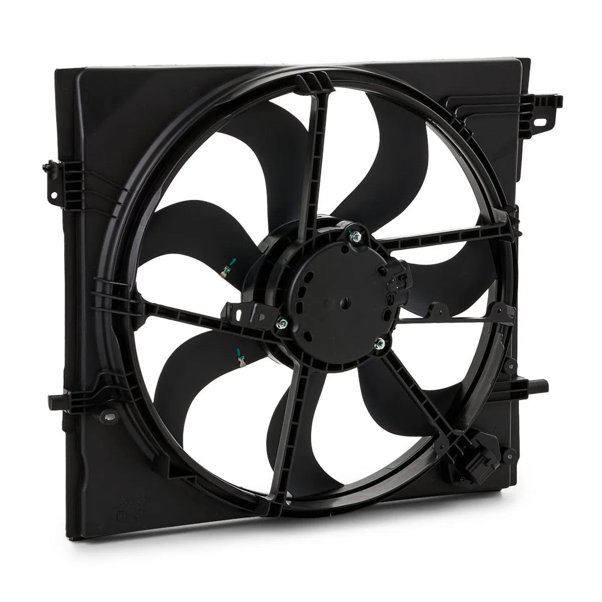 RIDEX 508R0229 Ventola radiatore con supporto con telaio ventola radiatore (telaio) Compatibilità con RENAULT Kadjar HA, HL
