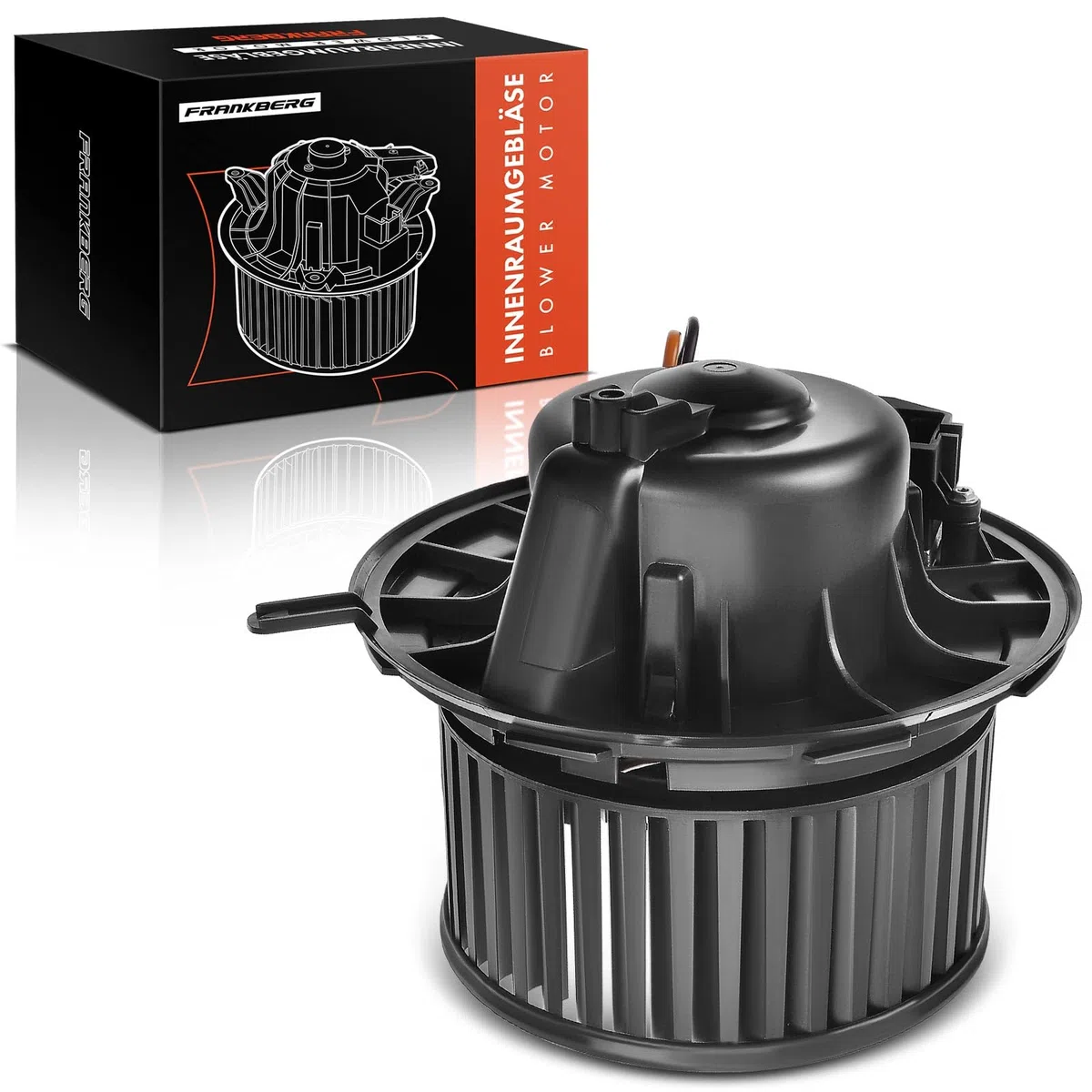 Frankberg Motore del ventilatore Ventilatore del riscaldamento Compatibile con Golf VI 5K1 Golf V 1K1 Golf Plus 521 5M1 Golf VI Variante AJ5 Yeti 5L Replace# 1K1820015C