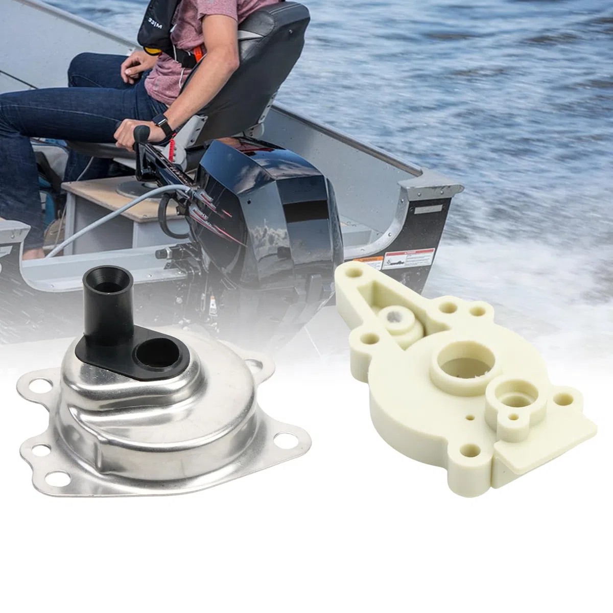 Pompa Acqua Kit Riparazione fur Mercury Mariner Set 6 HP 8 PS 9 PS 15 PS 6 8 9.9 10 15 HP Kit Riparazione 4642089A5