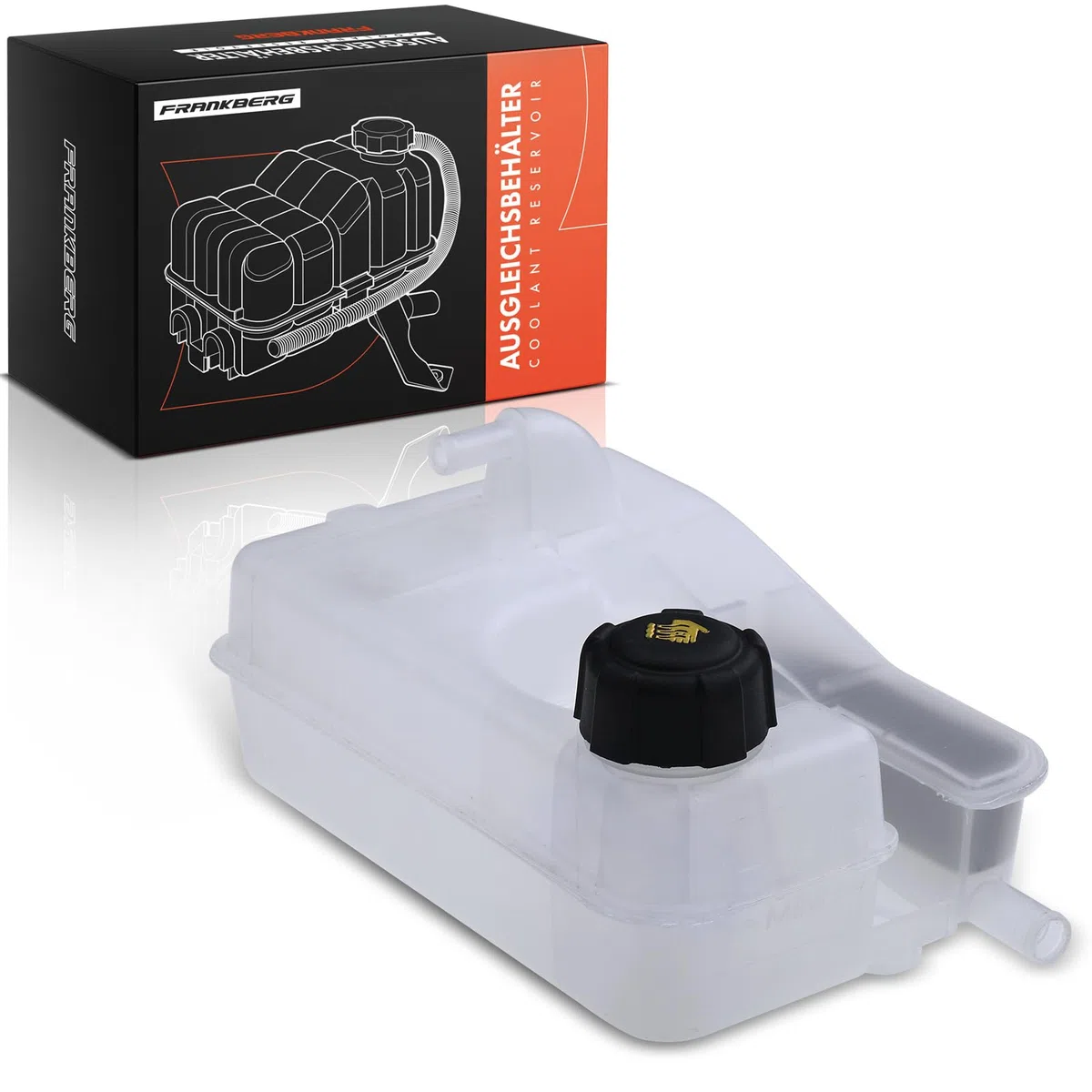 Frankberg Serbatoio di Espansione Refrigerante Intestazione Serbatoio Raffreddamento Compatibile con Twingo I C06 1.2 1.2 16V 1993-2007 Replace# 7701473018