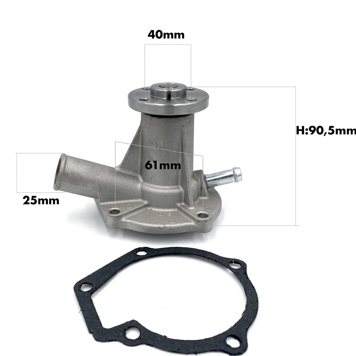 Pompa acqua Compatibile con Kubota Bulltra | B | ZB guarnizione inclusa