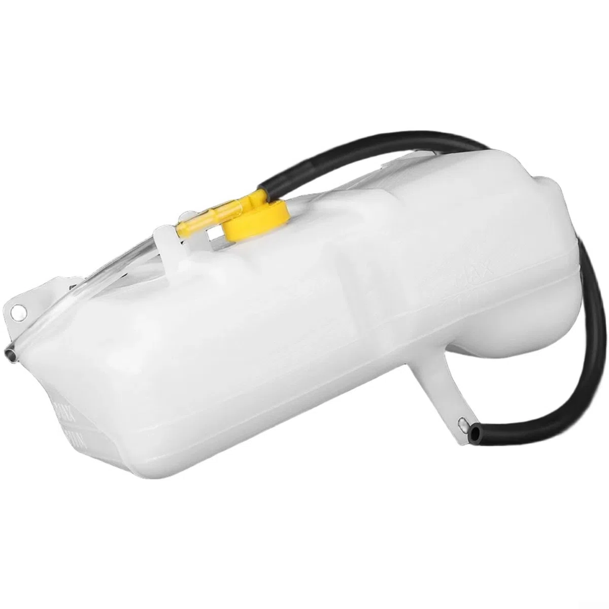Serbatoio di espansione del liquido refrigerante in plastica a doppio tubo per Nissan Patrol Y60 88-97 per Ford Maverick 88-94 2.8L 3.0L 4.2L Motore sostituisce 17931-NI020DO Bianco
