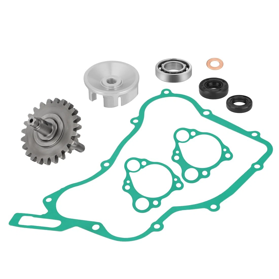 Kit revisione pompa acqua con girante albero ingranaggio guarnizioni adatto per Honda CR125R 1997-2004 19240-KZ4-A90