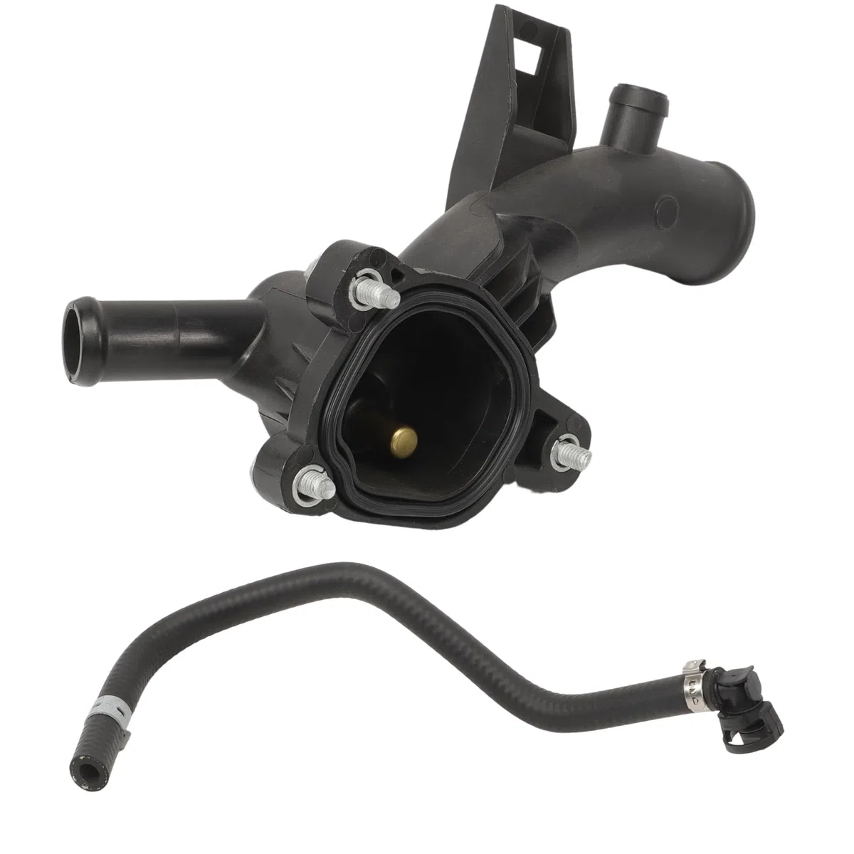 Scatola termostato, uscita pompa acqua 1338487, compatibile con Vauxhal Adam Astra Corsa Meriva 2010-2016, 25192985 13249353, con tubo dell'acqua