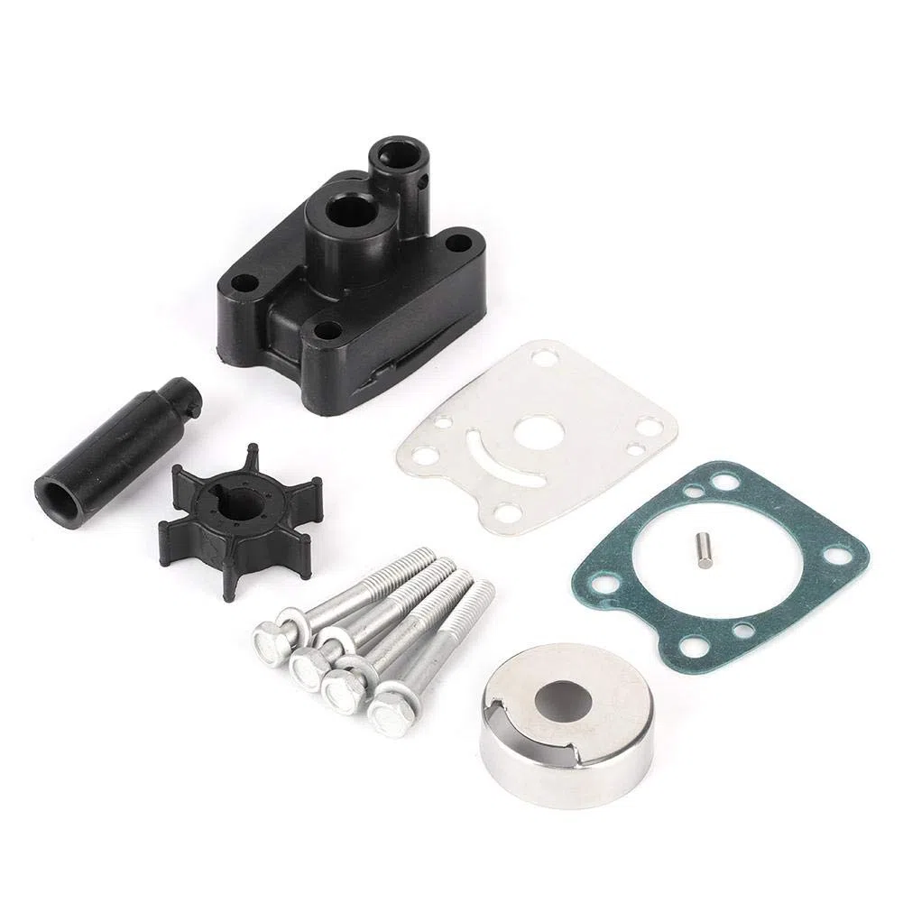 Qiilu Kit di riparazione della girante della pompa dell'acqua, 6E0-W0078- Kit di riparazione della girante della pompa dell'acqua fuoribordo Adatto per 4 CV 5 CV 2A 4C fuoribordo
